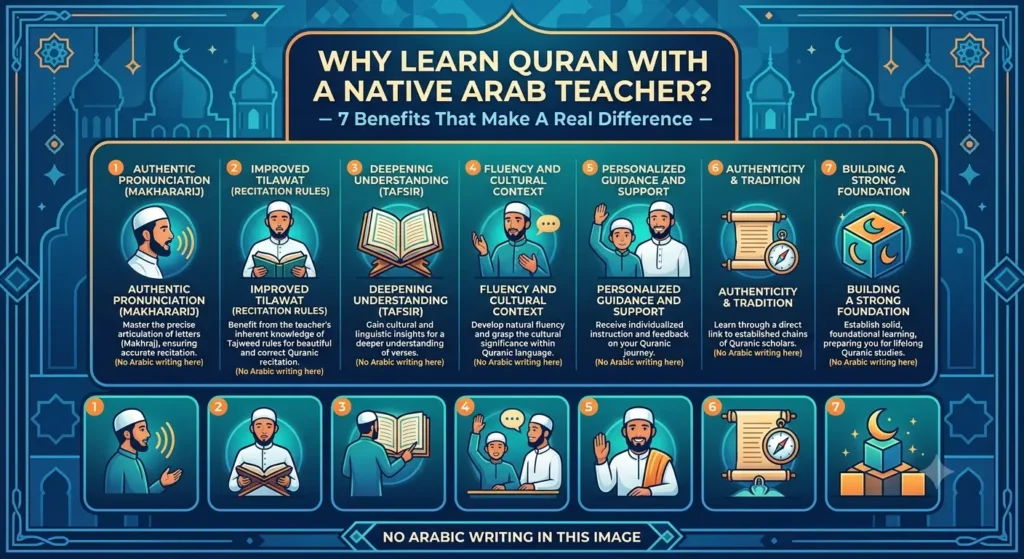 Why Learn Quran With A Native Arab Teacher? – 7 Benefits That Make A Real Difference