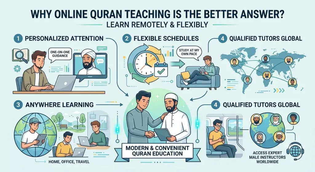 Quran Teacher Near Me — Why Online Is the Better Answer?